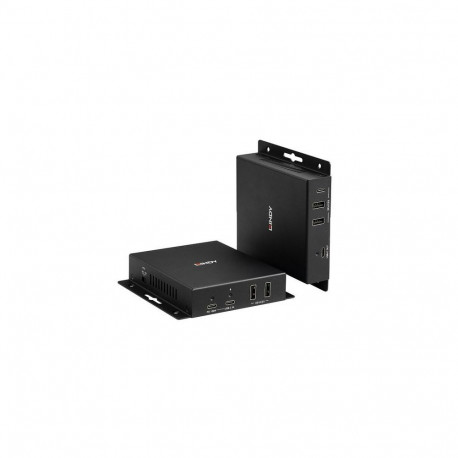 Lindy 39347 AV extender AV transmitter & receiver Black