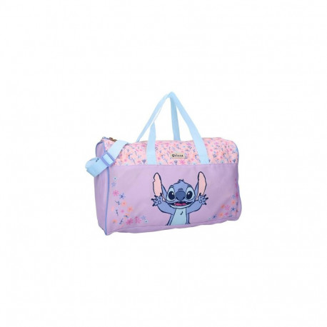 Vadobag Stitch Spring Smiles Travel duffel Soft shell Purple, Pink