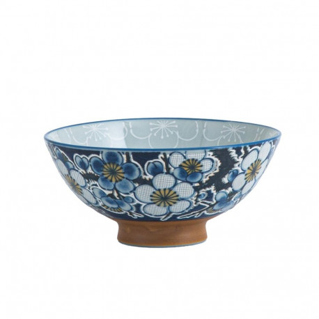 Bowl HARU D12.2x6.5cm "Cherry Blossoms on Blue"