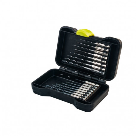 Goobay Tools Metal and Wood Drill Bit Set, 16 Pcs.