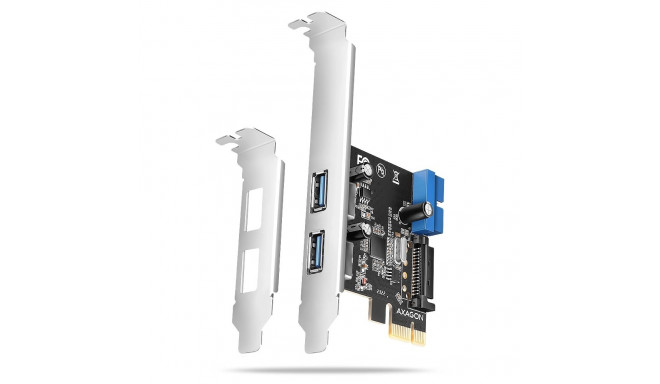 Axagon PCIe kontroller PCEU-232RS 2x välist + 2x sisemist USB-porti 5Gbps