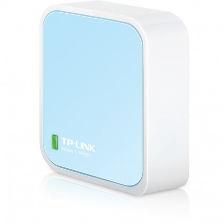 Wireless Router - TP-Link TL-WR802N 300 Mbit/s USB 2.4 GHz Blue, White