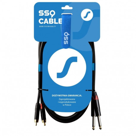 Audio Cable - Audio Cable Ss-1427 1m Black