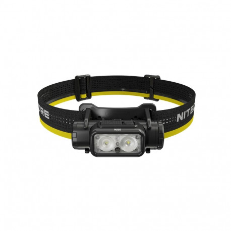 Nitecore LED-pealamp NU50, must-kollane