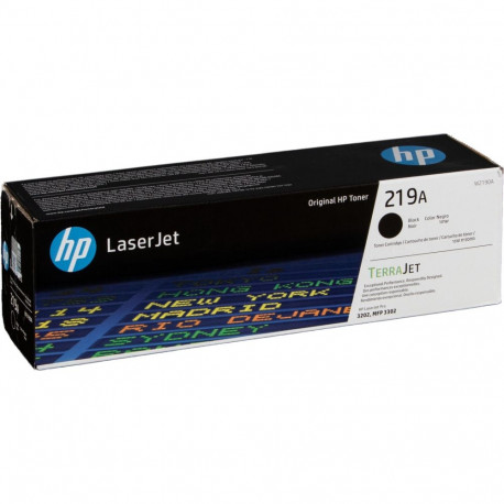 HP 219A laservärikasett must