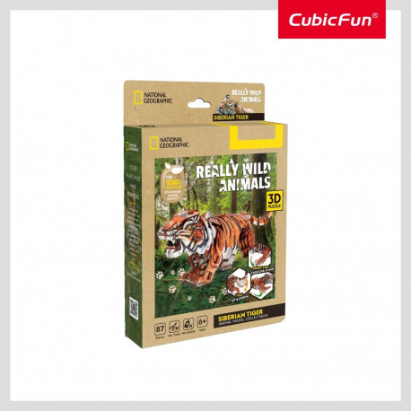 CUBICFUN NATIONAL GEOGRAPHIC 3D puzzle Siberian Tiger