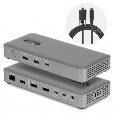 "USB4 Docking Station Driverless Dual 4K for macOS and Windows Universal USB-C Dock with 100W Laptop
