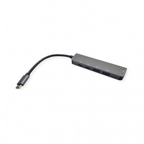 USB Type C dokkimisjaam HDMI 4K60 3x USB3.2 Gen1 1x C + 2x A 1x PD