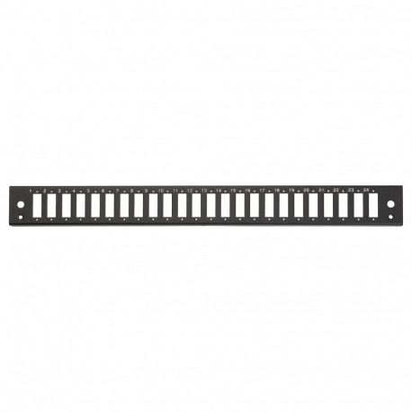 "Equip 19"" Patchpanel 24xSC-Duplex 1U Stahl sw"