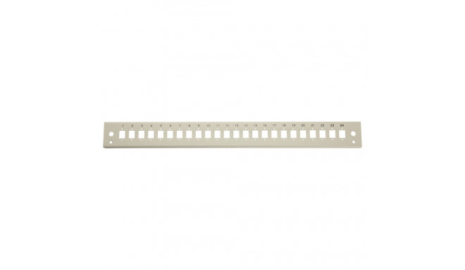 "Equip 19"" Patchpanel 24xLC-Duplex,SC-Simplex 1U Stahl gr"