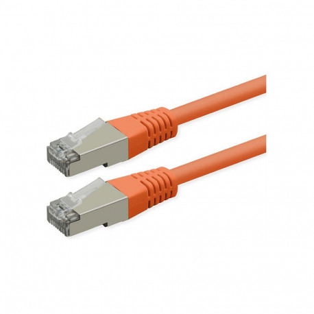 "KAB ROLINE Patchkabel Cat.6 Class E PoE S/FTP PiMF orange 10m"