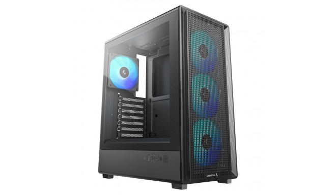 "Deepcool CC550 4F (schwarz, Tempered Glass)"