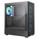 "Deepcool CC550 4F (schwarz, Tempered Glass)"