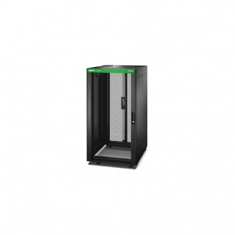 APC serverikapp Easy Rack 600mm/24U/800mm katuse, külgpaneeli, rataste, jalgade ja 4 kinnitusklambri