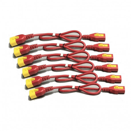 "APC Power cable kit power IEC 60320 C13 to IEC 60320 C14 10 A 1,2m red"