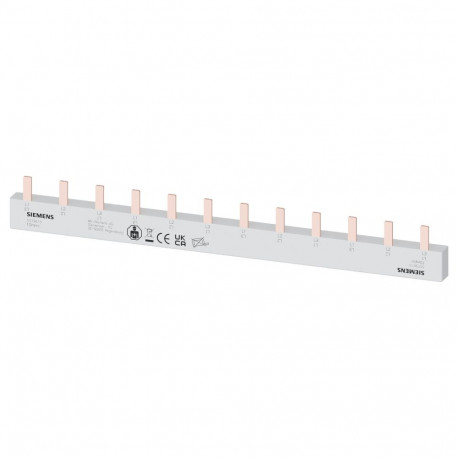 "Siemens Stiftsammelschiene 10qmm 5ST3615 4x3Ph. berhrungssicher"