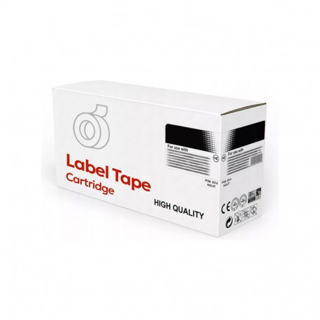 Other Brand Labelling Tape Black on White 12mm 7m, Compatible with Dymo D1 45013 (S0720530)