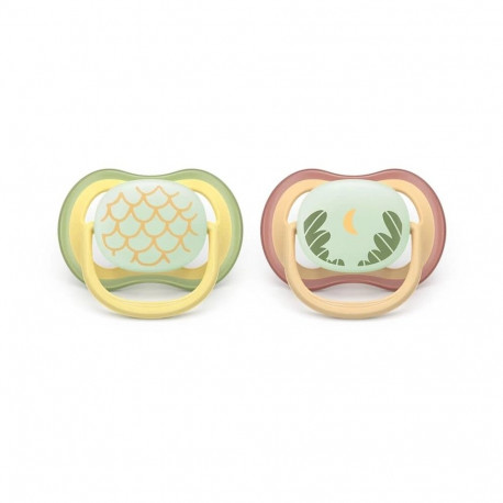 Philips AVENT SCF376/27 baby pacifier Classic baby pacifier Beige  Green  Light Green  Yellow