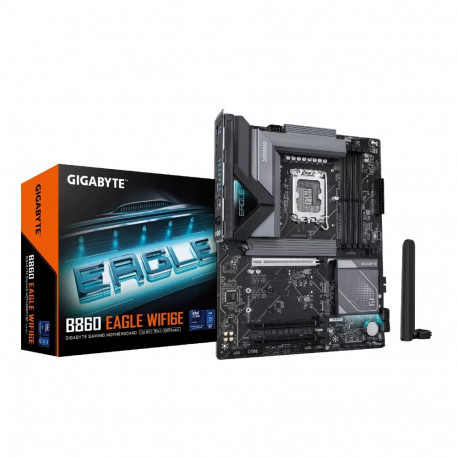 GIGABYTE emaplaat B860 EAGLE WIFI6E Intel Core Ultra Series CPU-dele 12+1+2+1-faasiline VRM kuni 906