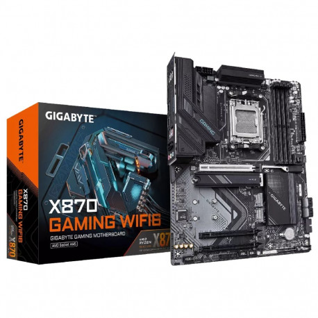 GIGABYTE X870 GAMING WIFI6 Motherboard - Supports AMD Ryzen 9000 CPUs  8+2+2 phases VRM  up to 8000M