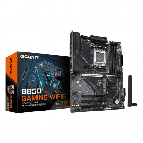 GIGABYTE B850 GAMING WIFI6 Motherboard - AMD Ryzen 9000 Series CPUs  6+2+2 Phasen Digital VRM  up to