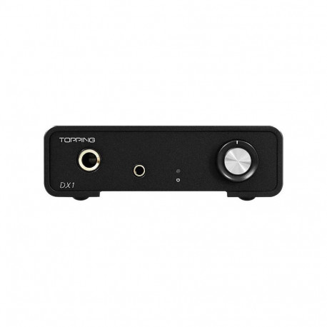 DAC Converter - TOPPING DX1 II BK Black USB 384 kHz 32-bit 3.5 mm 6.35 mm RCA Outputs