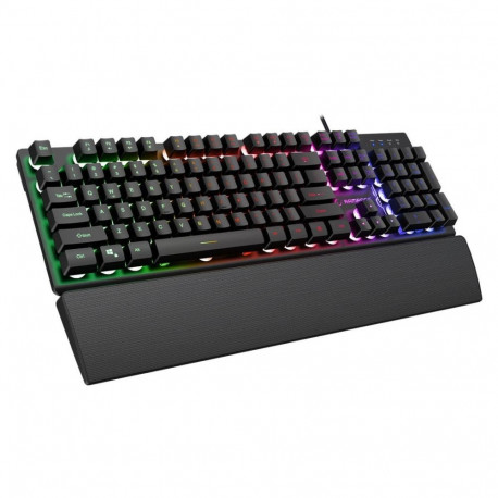 Gaming Keyboard - Rampage Fortuna Gaming Set, RGB, Black