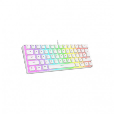 Mechanical Keyboard - RAMPAGE RADIANT K11 White RGB