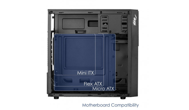 Computer Case - Akyga AK19BK | Black