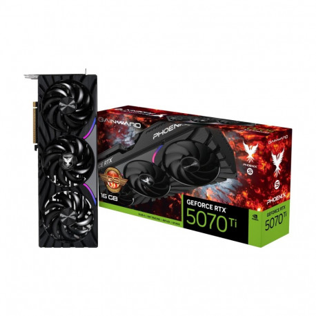 Graphics Card - Gainward GeForce RTX 5070 Ti Phoenix-S GS 16 GB GDDR7 Black Grey