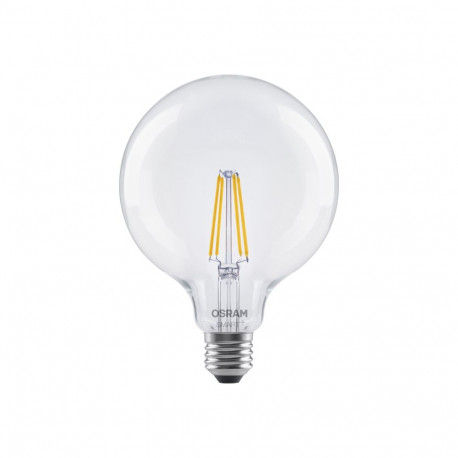 Osram LED-pirn SMART+ MATTER 827 hõõgniidiga hämardatav klassikaline kerakujuline E27 6W, soe valge,