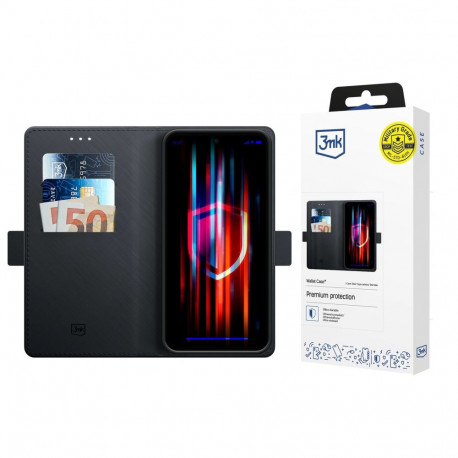 3mk rahakotiümbris Xiaomi Redmi 15C 4G, must