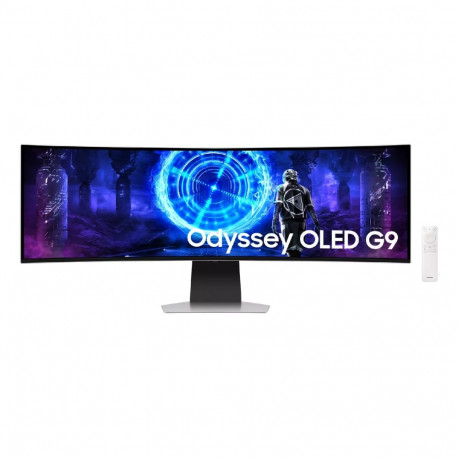 Samsung arvutimonitor S49DG950SU 124.5cm (49") 5120 x 1440 pikslit Dual QHD OLED, hõbedane