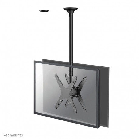 Neomounts laekinnitus kahele monitorile/telerile FPMA-C340DBLACK 32–75" kõrgus 106–156cm