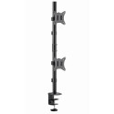 Gembird MA-D2-02 monitor mount / stand 81.3 cm (32") Desk Black