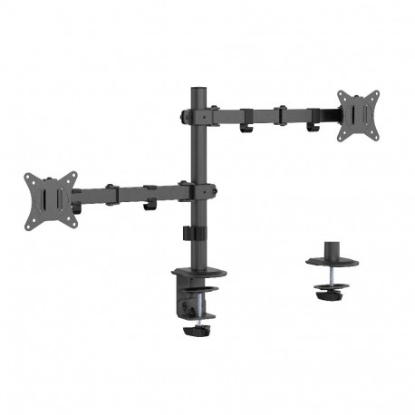 Gembird MA-D2-03 monitor mount / stand 81.3 cm (32") Desk Black