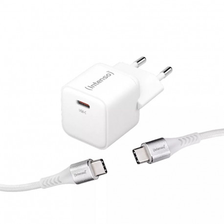 Intenso mobiilseadme laadija 7803042 universaalne AC-kiirlaadimisega siseruumides kasutamiseks, valg