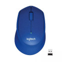 Logitech  M330 Silent Plus BLUE - IN-HOUSE/EMS NO LANG EMEA RETAIL 2.4GHZ M-R005