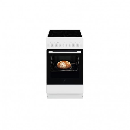 Electrolux LKR500066W Freestanding cooker Electric Ceramic Black  White