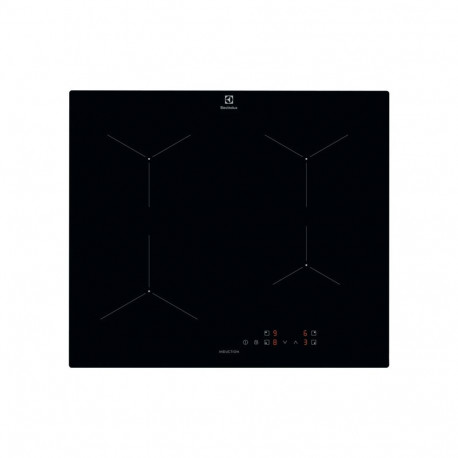 Electrolux LIL61424C Black Built-in 60 cm Zone induction hob 4 zone(s)