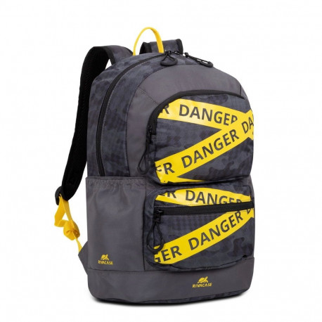 Rivacase Erebus 33.8 cm (13.3") Backpack Camouflage  Grey