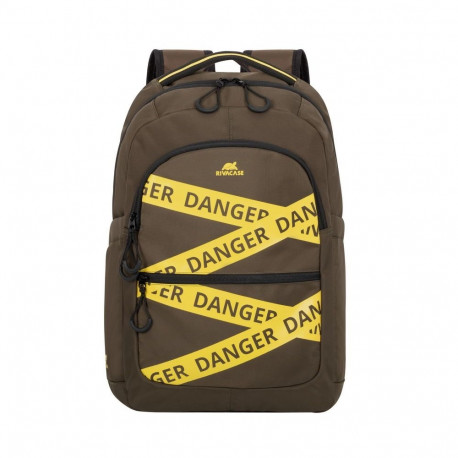 Rivacase seljakott Rebus 39.6cm (15.6") khaki, kollane