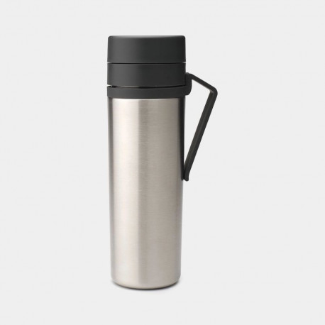 Brabantia 228643 drinking bottle Daily usage 500 ml Steel Black  Steel