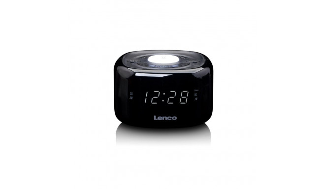 Lenco digitaalkell CR-12BK, must