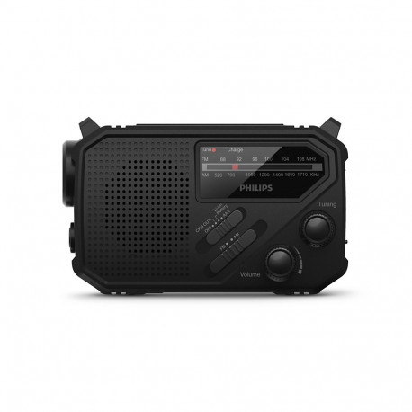 Philips kaasaskantav analoog- ja digitaalraadio TAR1609/00, must