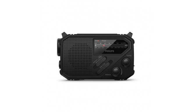 Philips kaasaskantav analoog- ja digitaalraadio TAR1609/00, must