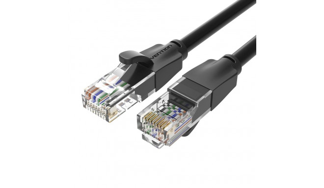 PATCH CABLE CAT.6 UTP/1M BLACK IBEBF VENTION