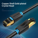 PATCH CABLE CAT.8 SFTP/10M BLACK IKABL VENTION