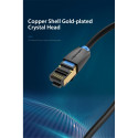 PATCH CABLE CAT.8 SFTP/10M BLACK IKABL VENTION
