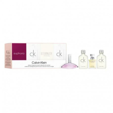 Calvin Klein reisikomplekt CK One 2x10ml + Eternity for Woman parfüümvesi 5 + Euphoria 5ml